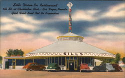 Sill's Drive-In Restaurant Las Vegas, NV Postcard Postcard Postcard