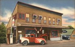 Gilman's Garage Postcard