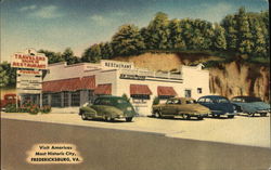 Traveler's Drive-In Restaurant Fredericksburg, VA Postcard Postcard Postcard