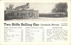 Two Stiffs Selling Gas Lovelock, NV Postcard Postcard Postcard