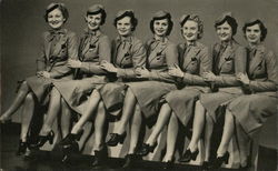 United Air Lines - United Air Stewardesses Postcard