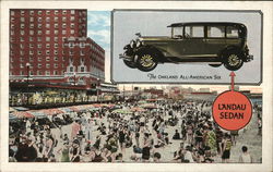 Oakland-Pontiac Sixes, General Motors Exhibition Postcard