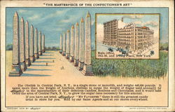 Huyler's Candy Company - Obelisk, Central Park Postcard