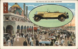 The Pontiac Big Six Sport Roadster Postcard