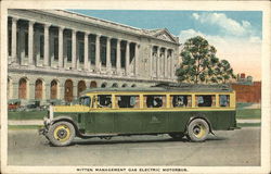 MItten Management Gas Electric Motorbus Buses Postcard Postcard Postcard