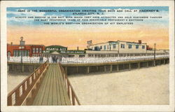 Hackney's Sea Food Restaurant Atlantic City, NJ Postcard Postcard Postcard