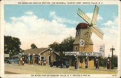 The Windmill Tourist Camp Postcard