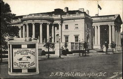 D.A.R. Hall Washington, DC Washington DC Postcard Postcard Postcard