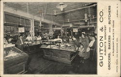 Guiton & Co. - Grocers, Bakers and Butchers Albany, NY Postcard Postcard Postcard