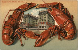 Garden Hotel Atlantic City, NJ Postcard Postcard Postcard