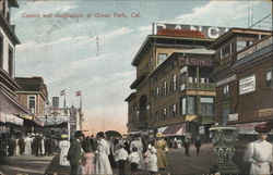 Casino and Auditorium Ocean Park, CA Postcard Postcard Postcard