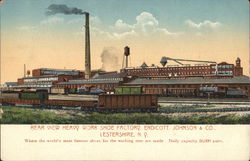 Endicott, Johnson & Co. - Heavy Work Shoe Factory Postcard