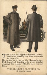 The Standard Clothing Co.-Kuppenheimer Full-Box Coat Postcard