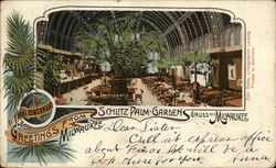 Schlitz Palm Garden Milwaukee, WI Postcard Postcard Postcard