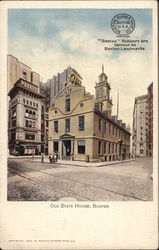 Old State House Boston, MA Postcard Postcard Postcard