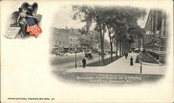 Broadway from Piazza of U.S. Hotel Postcard