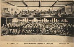 H. J. Heinz Company - Noon-Day Entertainment to Employees H. J. Heinz Company - Noon-Day Entertainment to Employees
