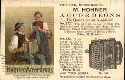 M. Hohner Accordeons Postcard