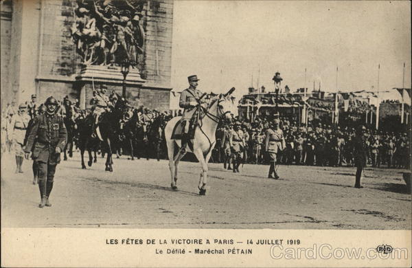 Les Fêtes de la Victoire à Paris - 14 Juillet 1919 France