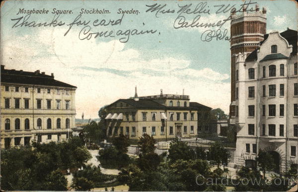 Mosebacke Square Stockholm Sweden