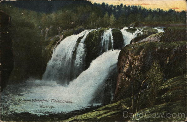 Mukan Waterfall Telemark Norway