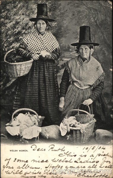 Welsh Women in Traditional Costume