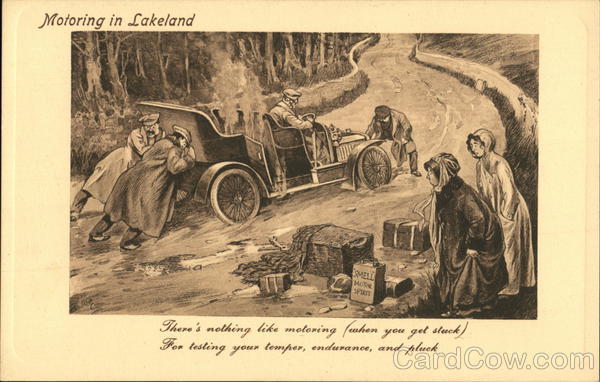 Motoring in Lakeland Great Britain