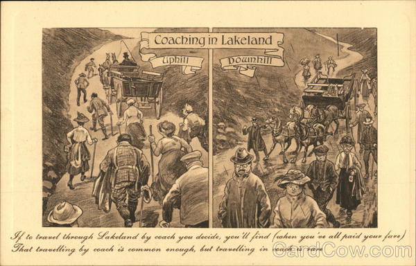 Coaching in Lakeland - Uphill, Downhill Comic, Funny