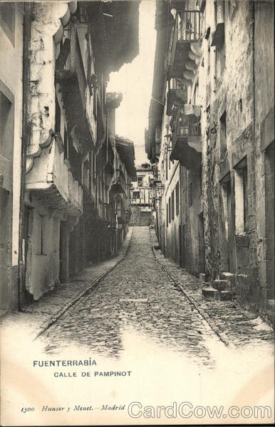 Calle de Pampinot Fuenterrabía Spain