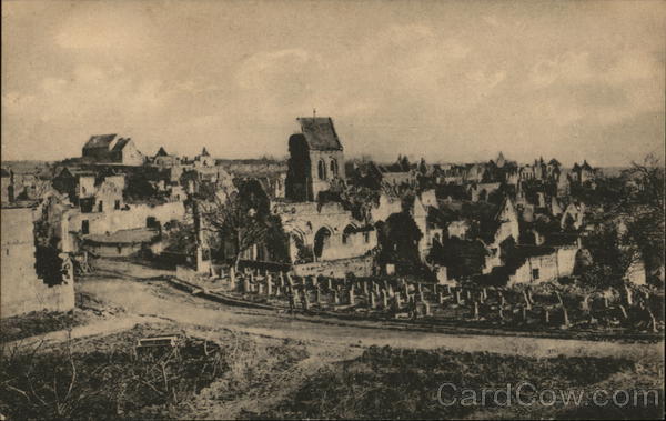 Nouvron, Bombed France