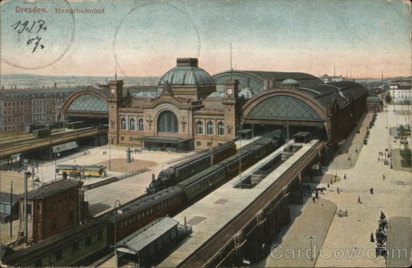 Dresden Hauptbahnhof Germany