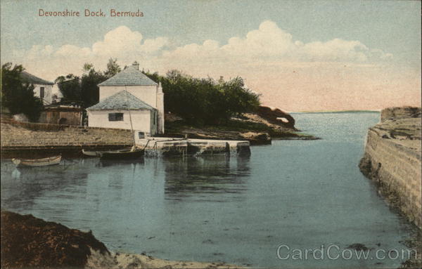 Dock Scene Devonshire Bermuda