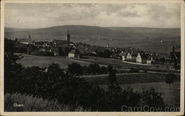 View of Town Ebern Germany