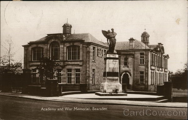 Academy and War Memorial Bearsden Scotland