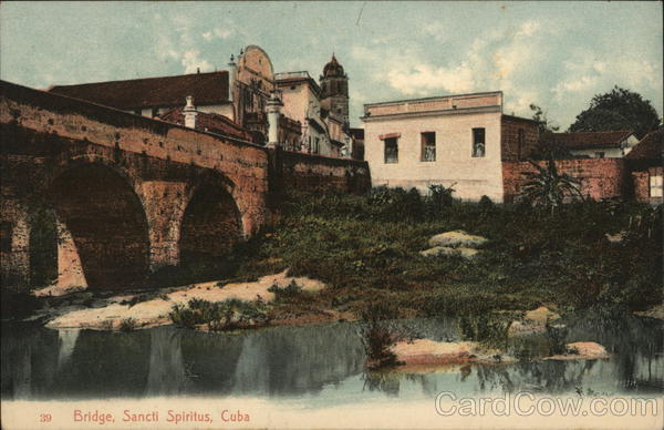Bridge, Sancti Spiritus, Cuba Tarjeta