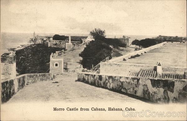 Morro Castle from Cabana Havana Cuba