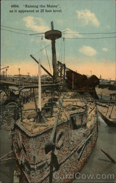 Raising the Maine Cuba Navy