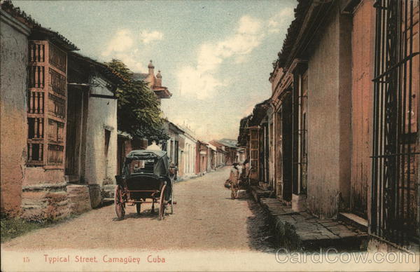 Typical Street. Camaguey Cuba