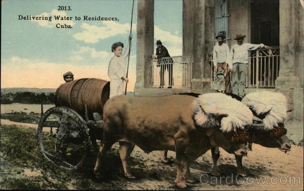 Delivering Water to Residences Cuba
