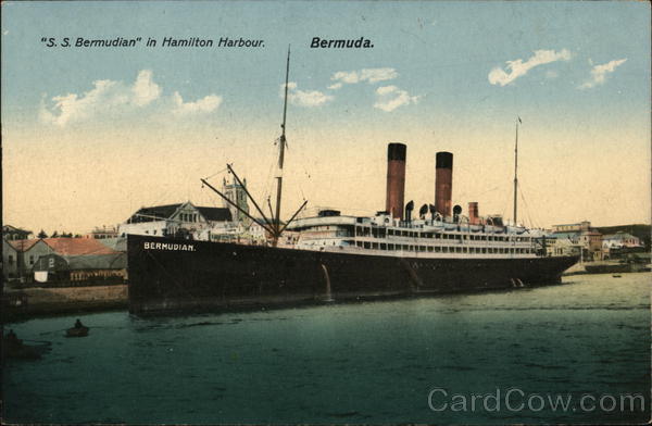 S. S. Bermudian in Hamilton Harbour. Bermuda