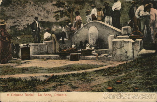 A Chinese Burial La Boca Panama I. L. Maduro Jr