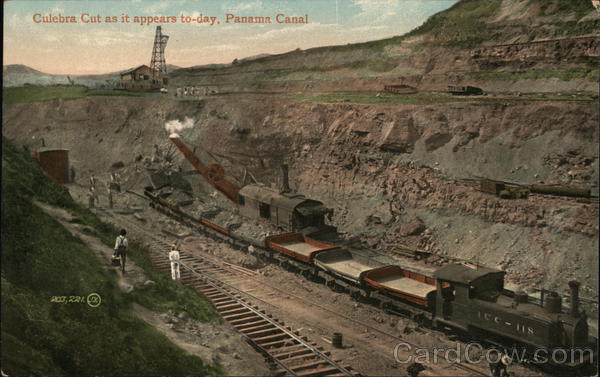 Culebra Cut as it appears today, Panama Canal