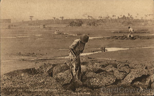 The Pitch Lake Trinidad Caribbean Islands