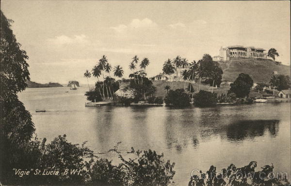 Vigie Beach Castries Saint Lucia Caribbean Islands
