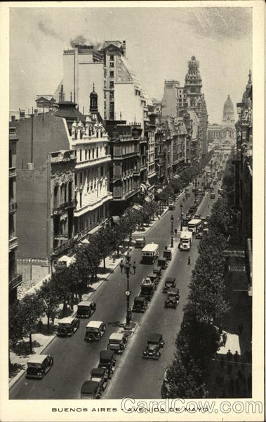 Avenida de Mayo Buenos Aires Argentina