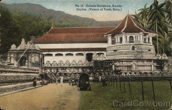 Dalada Maligawa, Kandy, Ceylon (Palace of Tooth Relic) Sri Lanka