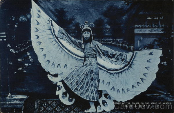 Picture of the player on the stage at Manchu. Japan