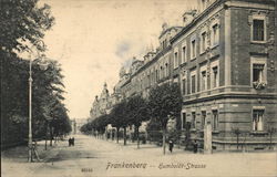 Humboldt-Strasse Frankenberg, Germany Postcard Postcard