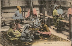 ALGERIE - Ecole te tapis Arabes Postcard