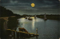 Chinese River Seine Postcard